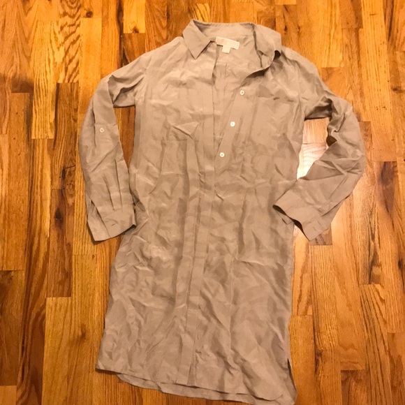 Michael Kors Taupe Silk Dress - Picture 2 of 2